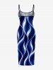 Curve Colorblock Print Matching Hawaii Beach Outfit For Couples -  