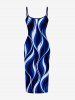 Curve Colorblock Print Matching Hawaii Beach Outfit For Couples -  