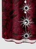 Sun Print Button Pocket Shirt For Men -  