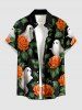 Ensemble assorti pour couples avec motif Halloween fleurs, feuilles et fantômes -  