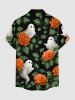Ensemble assorti pour couples avec motif Halloween fleurs, feuilles et fantômes -  