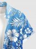 Tropical Leaf Hibiscus Flower Ombre Print Matching Hawaii Beach Outfit For Couples -  