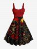 Halloween Skull Pirate Sailboat Sea Waves Cruise Print Matching Outfit -  