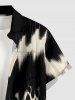 African Printed Matching Couple Outfit Leopard Ombre Hawaiian Set -  
