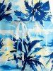 Coconut Tree Sea Print Hawaii Drawstring Pocket Romper -  