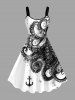 Octopus Anchor Paint Splatter Print Matching Hawaii Beach Outfit  For Couples -  