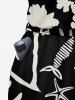 Coconut Tree Sun Sailboat Print Matching Hawaii Beach Outfit For Couples -  