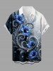 Tropical Flowers Ombre Print Matching Hawaii Beach Outfit For Couples -  