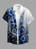 Tropical Flowers Ombre Print Matching Hawaii Beach Outfit For Couples -  