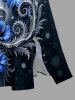 Tropical Flowers Ombre Print Matching Hawaii Beach Outfit For Couples -  