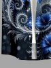 Tropical Flowers Ombre Print Matching Hawaii Beach Outfit For Couples -  