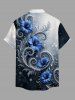 Tropical Flowers Ombre Print Matching Hawaii Beach Outfit For Couples -  