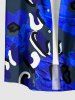 African Printed Matching Couple Outfit Flower Hawaiian Set -  
