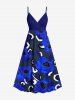 African Printed Matching Couple Outfit Flower Hawaiian Set -  