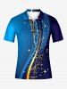 Curve Ombre Print Matching Hawaii Beach Outfit For Couples -  