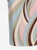 Robe hawaïenne Curve à imprimé colorblock - Brun XXS