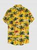 Coconut Tree Print Matching Hawaii Beach Outfit For Couples -  