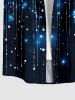 Galaxy Star Tassel Glitter 3D Print Matching Hawaii Beach Outfit For Couples -  