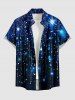 Galaxy Star Tassel Glitter 3D Print Matching Hawaii Beach Outfit For Couples -  