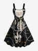 Halloween Skull Skeleton Claw Print Matching Outfit For Couples -  