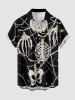 Halloween Skull Skeleton Claw Print Matching Outfit For Couples -  