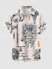 Air Ship Engineer Voyager Stellar Print Matching Hawaii Beach Outfit For Couples -  