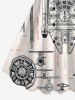 Air Ship Engineer Voyager Stellar Print Matching Hawaii Beach Outfit For Couples -  