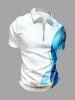 Curve Ombre Print Matching Hawaii Beach Outfit For Couples -  