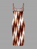 Geometric Ethnic Graphic Print Matching Hawaii Beach Outfit For Couples -  