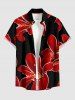 Flowers Print Matching Hawaii Beach Outfit For Couples -  