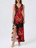 Flowers Print Matching Hawaii Beach Outfit For Couples -  