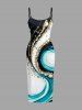 Diamond Curve Colorblock Print Matching Hawaii Beach Outfit For Couples -  