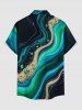 Fluid Curve Painting Print Matching Hawaii Beach Outfit For Couples -  