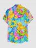 Tenue de plage hawaïenne assortie pour couples avec imprimé canards, bouées et étoiles de mer - Pers 