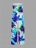 Coconut Tree Tropical Leaf Print Matching Hawaii Beach Outfit For Couples -  