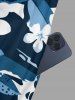 Flowers Leaf Print Matching Hawaii Beach Outfit For Couples -  