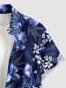 Hibiscus Flowers Leaf Print Matching Hawaii Beach Outfit For Couples -  
