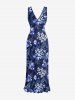 Hibiscus Flowers Leaf Print Matching Hawaii Beach Outfit For Couples -  