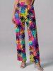 Coconut Tree Painting Graffiti Print Matching Hawaii Beach Outfit For Couples -  