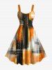 Ombre Light Beam 3D Print Matching Hawaii Beach Outfit For Couples -  