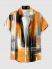 Ombre Light Beam 3D Print Matching Hawaii Beach Outfit For Couples -  