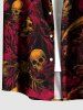 Halloween Skulls Scarf Sickle Print Matching Outfit For Couples -  