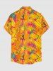 Tropical Leaf Print Matching Hawaii Beach Outfit For Couples -  
