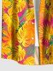 Tropical Leaf Print Matching Hawaii Beach Outfit For Couples -  