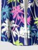 Coconut Tree Print Matching Hawaii Beach Outfit For Couples -  