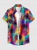 Coconut Tree Painting Graffiti Print Matching Hawaii Beach Outfit For Couples -  
