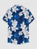 Flowers Glitter 3D Print Matching Hawaii Beach Outfit For Couples -  