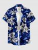 Hibiscus Flower Coconut Tree Print Matching Hawaii Beach Outfit For Couples -  
