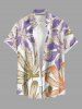 Tropical Leaf Print Matching Hawaii Beach Outfit For Couples -  
