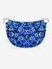 Hibiscus Flower Leaf Print Hawaii Convertible Beach Cover Up -  